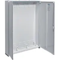 Hager FWB71D Feldvert. AP, univers, IP44, SKII, 84PLE, 1x7 Reihen 1100x300x161mm, leer m. Tür