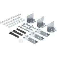 Hager BKSAN145190 Nivellierset für seitliche Anschlussdose zu Bodenkanal BK Einstellhöhe 145-190mm