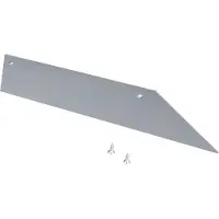 Hager AKE1500401 Endstück einseitig aus Stahlblech zu Aufbodenkanal AK 150x40mm