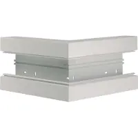 Hager BR6517037035 Außeneck aus Grundprofil zu BR 68x170mm Oberteil 80mm in lichtgrau