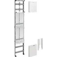 Hager ZU52A Einbausatz, univers Z, Höhe 1350mm, 2 Zählerplätze, 1-feldig, mit Hutschiene