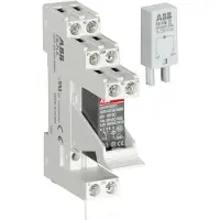 ABB CR-P024DC2SS42V Interface-Relais komplett mit Sockel 1SVR405601R1010