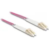 DeLOCK LWL Kabel LC Duplex zu LC Duplex Multimode OM4 1 m