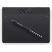 Wacom Intuos Pro Small – 2025, 187 x 105 mm, USB/Bluetooth, Stift, 16:9, 1,8 m, Schwarz