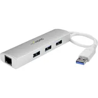 StarTech.com 3-port Usb 3.0 Plus Gigabit Ethernet Hub