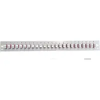 EFB Elektronik EFB SB-FP-24SC-S-OM4 Bestückte Frontblende mit 24 x LC Duplex Kupplung OM4, grau SBFP24SCSOM4