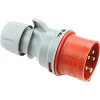 Pce TURBO SHARK 025-6TT Tragbare Bodensteckdose rot 32A IP44