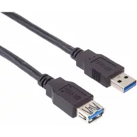 PremiumCord KU3PAA5BK, 5 m, USB A, USB A, USB 3.2 Gen 1 (3.1 Gen 1), 5 Gbit/s, Schwarz