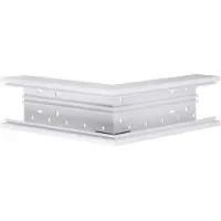 Hager TEH BR6510037035 AuÃeneck aus Grundprofil Kunststoff zu BR 65x100mm OT 80mm lich