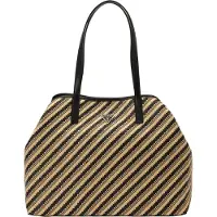 GUESS Shopper Handtasche Vikky II Large natural/black : schwarz-00 Farbsortierung: schwarz-00