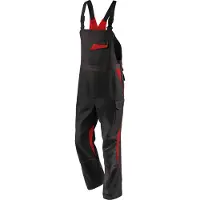 Kübler Image Dress New Design Latzhose Schwarz/Mittelrot 46