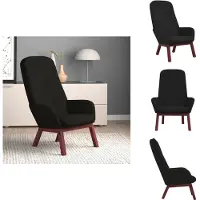 vidaXL Relaxsessel Schwarz Samt - Sessel