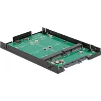 DeLOCK 62594, Schwarz, Grün, Asmedia ASM1092R, 0, 1, JBOD, 6 Gbit/s