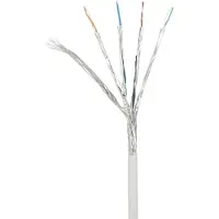 Renkforce RF-4145292 RJ45 Patchkabel CAT 6a S/FTP 10.00 m Grau mit Rastnasenschutz, Flammwidrig 1 St.