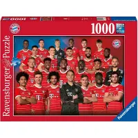 Sonstige Verlage Ravensburger Puzzle 17127 - FC Bayern Saison 2022/2023 - 1000 Teile FC Bayern München Puzzle für Erwachsene und Kinder ab 14 Jahren