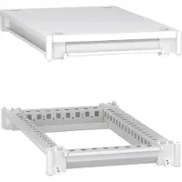 Schneider Electric Unterer und oberer Rahmen, PrismaSeT HD, für elektrische Gehäuse B 300 x T 500 mm, inklusive Dach, RAL9003 NSYSFNC35ED