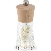 Peugeot Meersalzmühle OLÉRON 14cm Acryl Buchenholz Natur Keramikmahlwerk Gewürz
