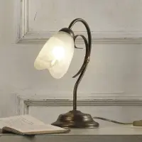 ONLI Tischlampe Odino , bronze / altmessing, für Wohn- / Esszimmer, Metall, Tischlampe