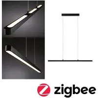Paulmann LED-Pendellampe Lento, up/down, CCT, dim, schwarz