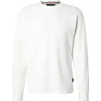 Replay Longsleeve , Herren, Gr. M, weiß (natural weiß), Strick, Obermaterial: 100% Baumwolle, unifarben, regular fit normal, Rundhals, breiter Bund, Shirts Longsleeve, Regular Fit, Rundhalsform