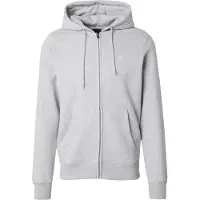Element - Hoodie - Icon Embroidery Zipped Sweatshirt Mid Grey Heather für Herren aus Baumwolle - Größe S - Grau
