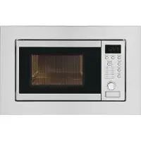Exquisit Einbau-Mikrowelle "EMW 20.1 G", silber (edelstahl), Mikrowellen, Schonend Auftauen,schnell Aufwärmen, Grillen-einfach per Knopfdruck, Einbau-Mikrowelle