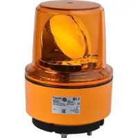 Schneider Electric Drehspiegelleuchte, Harmony XVR, 130mm, orange, ohne Buzzer, 24V DC XVR13B05