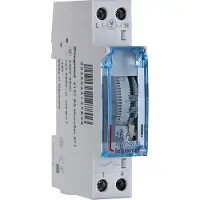 Legrand 412783 MicroRex W11, analoge Wochenzeitschaltuhr ohne Gangreserve, 230V 50Hz,1Kanal,1TE