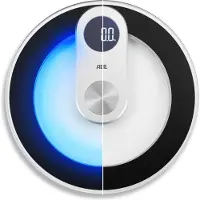 ADE Iris, Elektronische Personenwaage, 180 kg, 100 g, Schwarz, Silber, kg, lb, Kreis