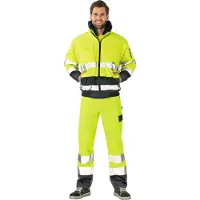Planam Warnschutz Comfortjacke 2047 Gr. L gelb/marine
