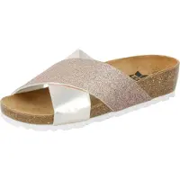 Lico BIOLINE PRIME Damen Pantoletten, Rose/Glitter, 42 EU