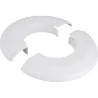 Hager RKR7035 Rosette aus PVC zu Rundkette lichtgrau