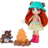 Enchantimals Mit Campingbären Und Zubehör Mini-puppe