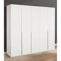 Wimex Kleiderschrank "New York", weiß, B:225cm H:236cm T:58cm, Schränke, Kleiderschrank, in vielen Breiten, 208 oder 236cm hoch