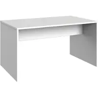 Wimex Schreibtisch , weiß, B:140cm H:72cm T:70cm, Tische, Schreibtisch