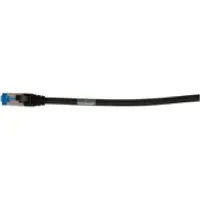 Synergy 21 Synergy21 Patchkabel RJ45, CAT6A 500Mhz, 7,5m, schwarz, S-STP(S/FTP), TPE/LSZH(Superflex), AWG26,