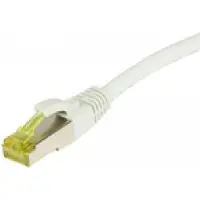 Synergy 21 Patchkabel RJ45 Cat6a 500Mhz weiss S-STP S/FTP TPE/LSZH Ultraflex AWG26 - Kabel - Netzwerk