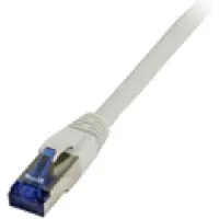 Synergy 21 Patchkabel RJ45, CAT6A 500Mhz,15m, grau, S-STP(S/FTP), TPE(Superflex), AWG26