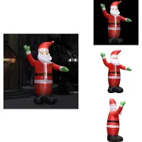 vidaXL LED Weihnachtsmann Aufblasbar mit LEDs Weihnachtsdeko IP44 3 m - Weihnachtsbeleuchtung