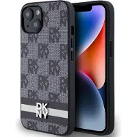 DKNY Dkhcp14spcptssk Iphone 14.15.13 6.1 Leather Checke Mono Pattern&printed Stripes Handyhülle