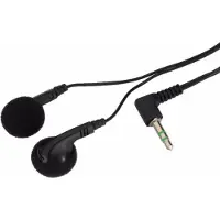 Monacor Ohrhörer SE-20 Stereo kabelgebunden 3,5-mm-Klinke 1,2 m Kabellänge mit auswechselbaren Schaumkissen