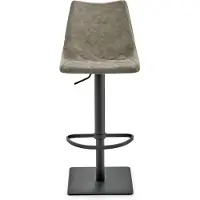 Mayer Sitzmöbel Barhocker MAYER SITZMÖBEL "Bar- und Tresenhocker myTOBY", braun (vintage schlamm), B:43cm H:53cm T:39cm, Hocker, Barhocker, Gepolsterte Sitzschale Rautensteppung