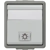 Siemens 5TA4726 DELTA fläche IP44 AP Wechselschalter mit Fenster, Schriftfeld und LED-Einsatz