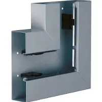 Hager BRS652105VERZ Flachwinkel aus Grundprofil zu BRS 68x210mm OT 80mm aus Stahlblech verzinkt
