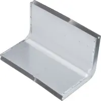 Hager UKK340282 Vertikalkrümmer 2-zügig aus Stahlblech zu UK 340x28mm