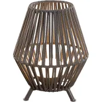 Newgarden Conta LED-Akku-Tischlampe taupe 32cm