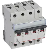 Legrand 404252 TX3 Leitungsschutzschalter C-Charakteristik, 6A, 4-polig, 10kA, 400VAC, 4TE