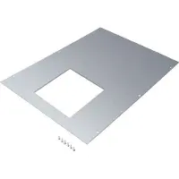 Hager BKA600800Q12 Abdeckung gestanzt Q12 244x244mm aus Stahlblech zu BKF/BKW 600x800mm