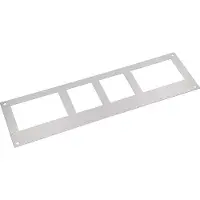 Hager M-DBLA11060 Deckblech mit Einführungsschlitzen IP40 1100x600 (BxT) verzinkt MDBLA11060