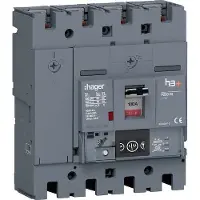 Hager HMT101NR Leistungsschalter h3+ P250 Energy 4P4D N0-50-100% 100A 50kA FTC